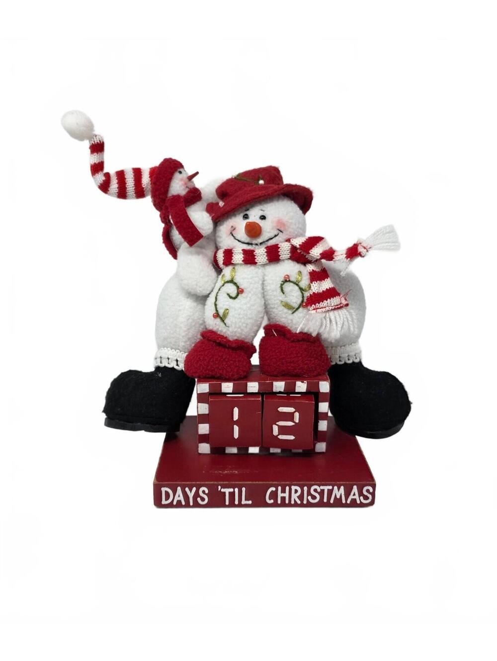 Vintage Dan Dee Snowman Christmas Countdown Calendar Advent Blocks 1999